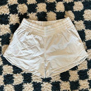 Lululemon Hotty Hot Shorts White Size 6 tall